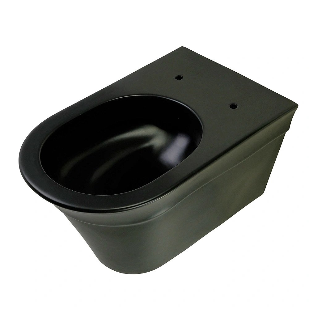 Унитаз подвесной Migliore MONACO 32063, черный матовый, безободковый купить в интернет-магазине Sanbest