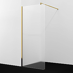 Душевое ограждение WasserKRAFT Rur 30W40PG-MG 120 профиль золото глянцевое/стекло матовое купить в интернет-магазине Sanbest