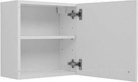 Шкаф навесной De Aqua Куба 40(1) правый белый купить в интернет-магазине сантехники Sanbest