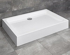 Душевой поддон Radaway Laros D SLD81017-01 100х80 белый купить в интернет-магазине Sanbest