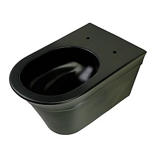 Унитаз подвесной Migliore MONACO 32063, черный матовый, безободковый купить в интернет-магазине Sanbest