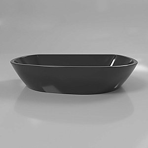 Раковина накладная WhiteCross Ametrine 60 0718.060037.101 черная купить в интернет-магазине Sanbest