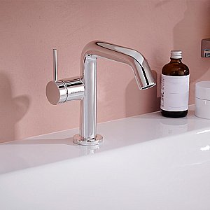 Смеситель для раковины Hansgrohe Tecturis S 73320000 хром купить в интернет-магазине сантехники Sanbest