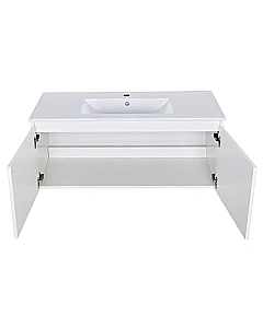 Тумба с раковиной Orange КВАДРО KV-100TUW+Ra для ванной в интернет-магазине Sanbest