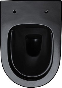 Унитаз подвесной Aquanet Rimless Cetus-BW BL-102N-WHT с крышкой микролифт, безободковый купить в интернет-магазине Sanbest