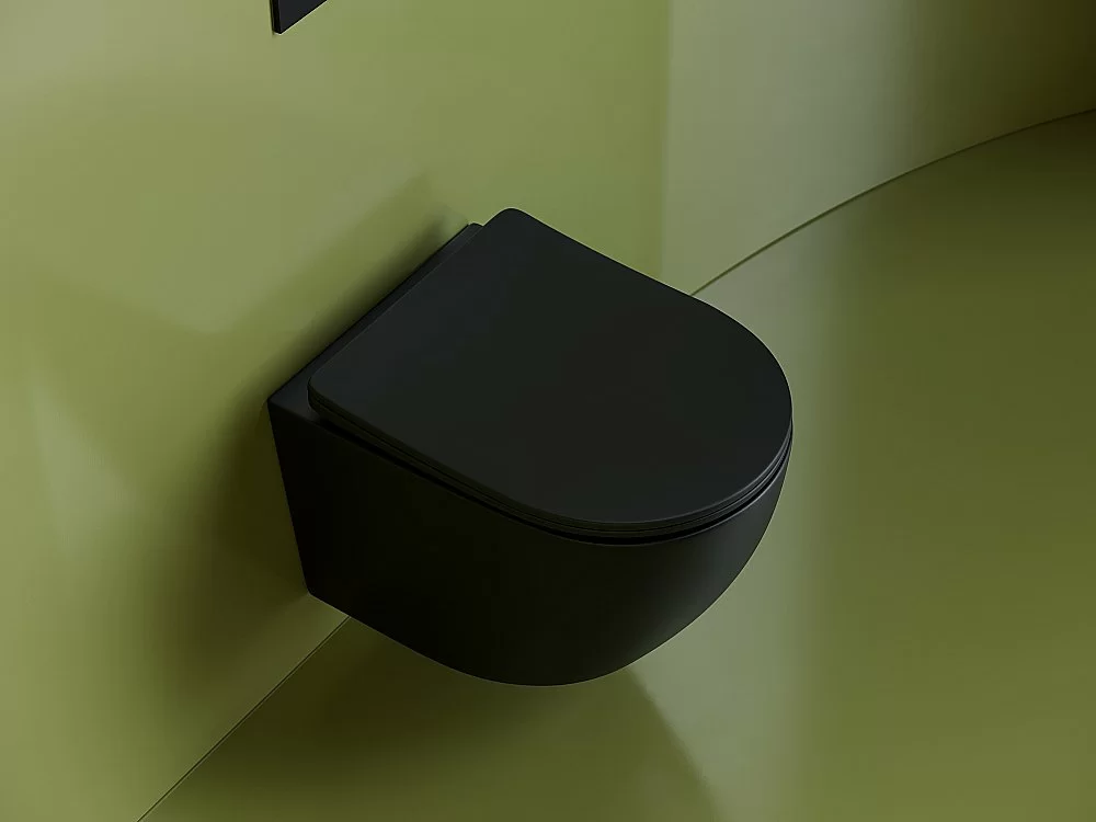 Унитаз подвесной Ceramica Nova Uno CN11001MB купить в интернет-магазине Sanbest