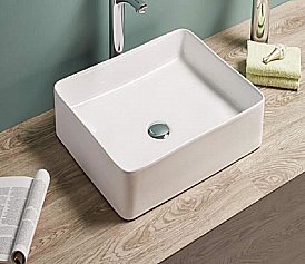 Раковина накладная Ceramalux N 51 7050K белая купить в интернет-магазине Sanbest