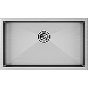Кухонная мойка Paulmark Gerberg 74 PM257444-BS брашированная сталь купить в интернет-магазине сантехники Sanbest