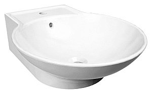 Раковина накладная Bien Harmony 46 HRLG04601FD1W3000 белая купить в интернет-магазине Sanbest