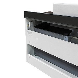 Тумба с раковиной Comforty Амстердам 00-00005494 95 белая для ванной в интернет-магазине Sanbest