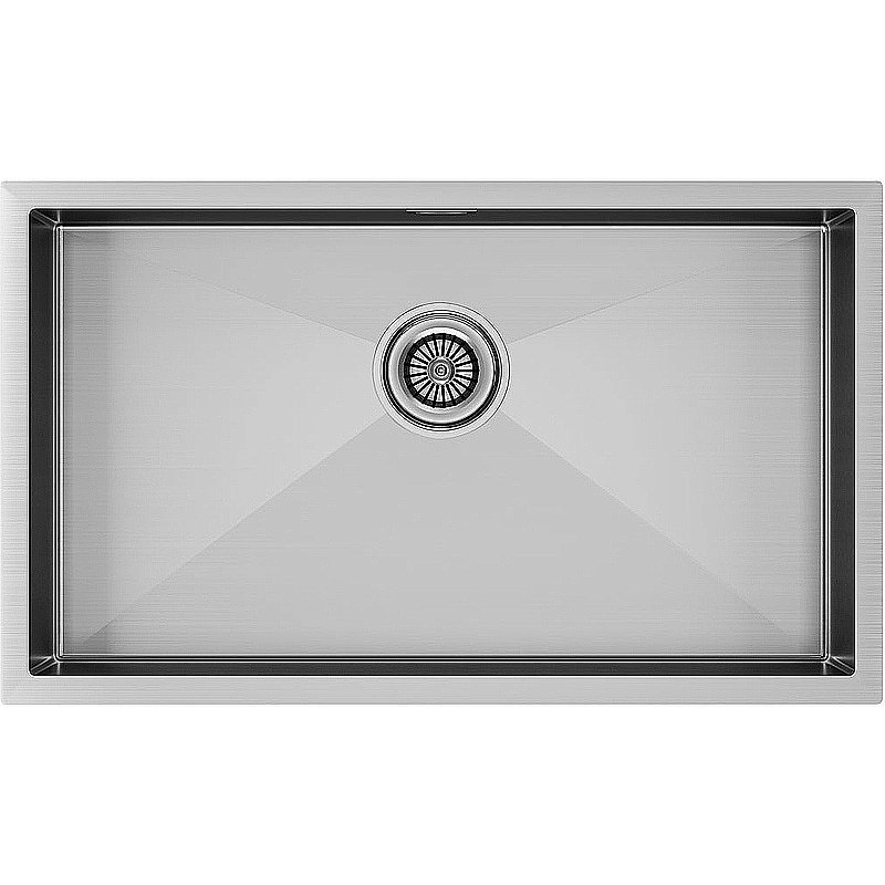 Кухонная мойка Paulmark Gerberg 74 PM257444-BS брашированная сталь купить в интернет-магазине сантехники Sanbest