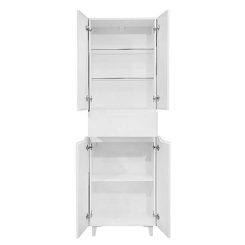 Пенал напольный Azario LOTOS 60 CS00106435 белый для ванной в интернет-магазине сантехники Sanbest