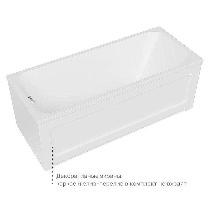 Ванна Azario Bella 120х70 AV.0020120 белая купить в интернет-магазине Sanbest