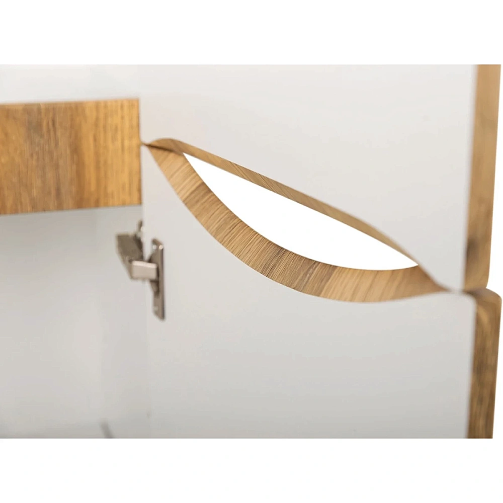 Шкаф-пенал подвесной BelBagno FLY-MARINO-1500 Rovere Rustico для ванной в интернет-магазине сантехники Sanbest