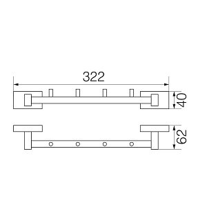 Крючок Veragio Ramba VR.RMB-4934.CR купить в интернет-магазине сантехники Sanbest