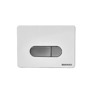Кнопка для инсталляции BERGES NOVUM D7 белая/хром купить в интернет-магазине сантехники Sanbest