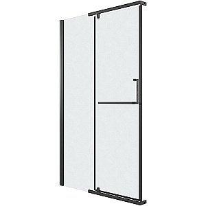 Душевая дверь Grossman Pragma 110 100.K33.03.110.21.02 стекло шиншилла/профиль черный матовый купить в интернет-магазине Sanbest