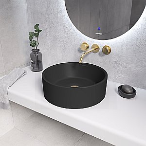 Раковина Grossman 41 GR-3013BM черная матовая купить в интернет-магазине Sanbest