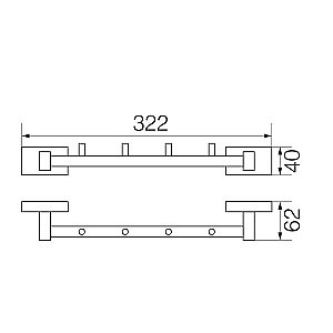 Крючок Veragio Ramba VR.RMB-4934.CR купить в интернет-магазине сантехники Sanbest