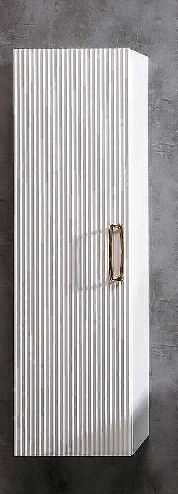 Пенал Armadi Art Vallessi Avantgarde Linea белый с золотом для ванной в интернет-магазине сантехники Sanbest