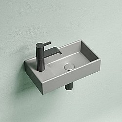 Раковина Ceramica Nova Element CN6051RMH антрацит матовый правая купить в интернет-магазине сантехники Sanbest