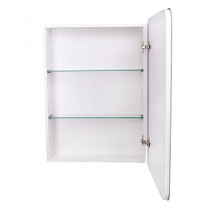 Зеркальный шкаф с подсветкой Style Line КАРЕ СС-00002336 65 белый в ванную от интернет-магазине сантехники Sanbest