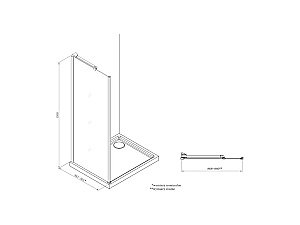 Душевой уголок Roca Capital 90x90 складной хром купить в интернет-магазине Sanbest