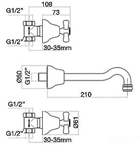 Смеситель для раковины Webert Armony AM750404015 купить в интернет-магазине сантехники Sanbest