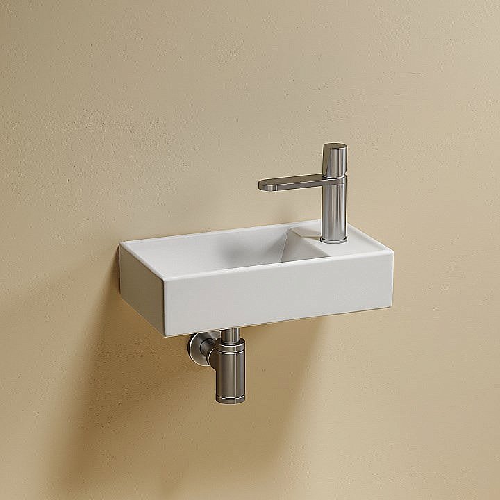 Раковина Ceramica Nova Element CN6051MW белая матовая купить в интернет-магазине Sanbest