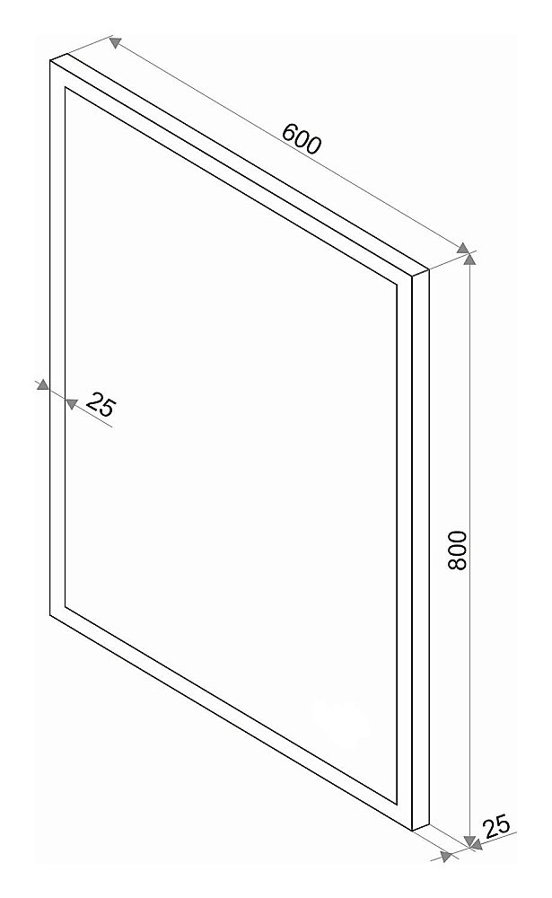 Зеркало Континент Sevilla ЗЛП73 60x80 в ванную от интернет-магазине сантехники Sanbest