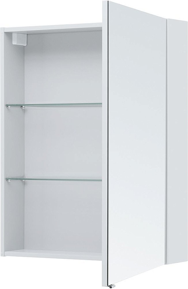 Зеркальный шкаф Aquanet Алвита new 70 серый купить в интернет-магазине сантехники Sanbest