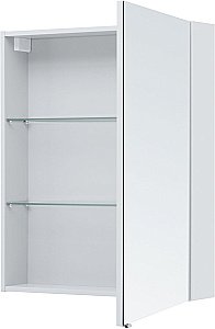 Зеркальный шкаф Aquanet Алвита new 70 серый купить в интернет-магазине сантехники Sanbest