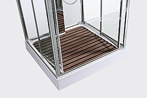 Душевая кабина AvaCan Z Серия Z1910LED 100х100 с гидромассажем, с подсветкой купить в интернет-магазине Sanbest