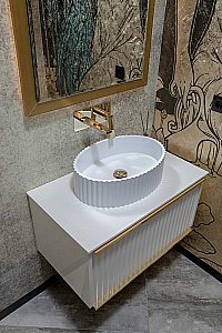 Раковина Armadi Art Canale 50 878-WM белая матовая купить в интернет-магазине Sanbest