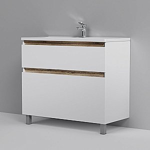 Тумба с раковиной AM.PM X-JOY 100 напольная,белый глянец для ванной в интернет-магазине Sanbest