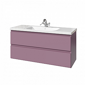 Тумба с раковиной Caprigo Forte 120 два ящика, цвет на выбор/эмаль для ванной в интернет-магазине Sanbest