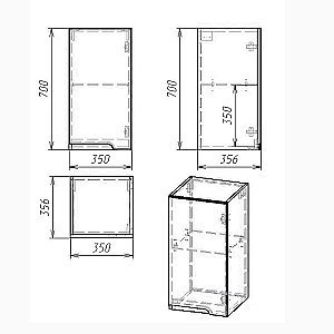 Полупенал OWL 1975 HELLA OW24.05.00 35 белый для ванной в интернет-магазине сантехники Sanbest
