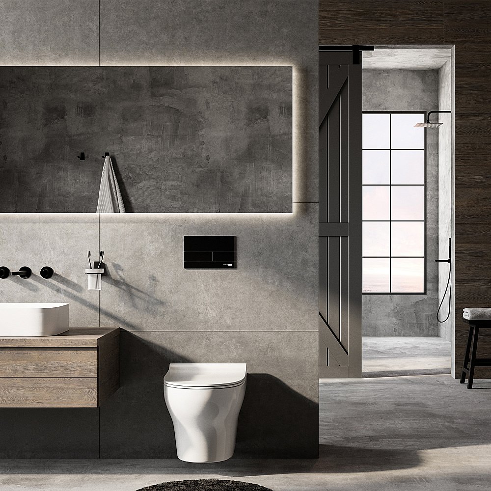 Унитаз подвесной WasserKraft Berkel H001.E034 безободковый, с крышкой микролифт, белый купить в интернет-магазине Sanbest