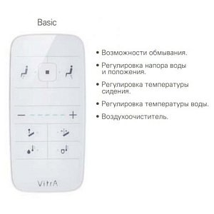 Унитаз подвесной Vitra V-Care Basic 5674B003-6193 безободковый, с крышкой микролифт купить в интернет-магазине Sanbest