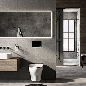 Унитаз подвесной WasserKraft Berkel H001.E034 безободковый, с крышкой микролифт, белый купить в интернет-магазине Sanbest