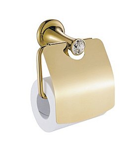 Держатель для туалетной бумаги CeramaLux Valencia 88507G золото купить в интернет-магазине сантехники Sanbest