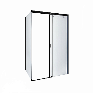Душевой уголок Ceruttispa MARBELLA 120BF R 120x80 стекло матовое/профиль черный матовый купить в интернет-магазине Sanbest