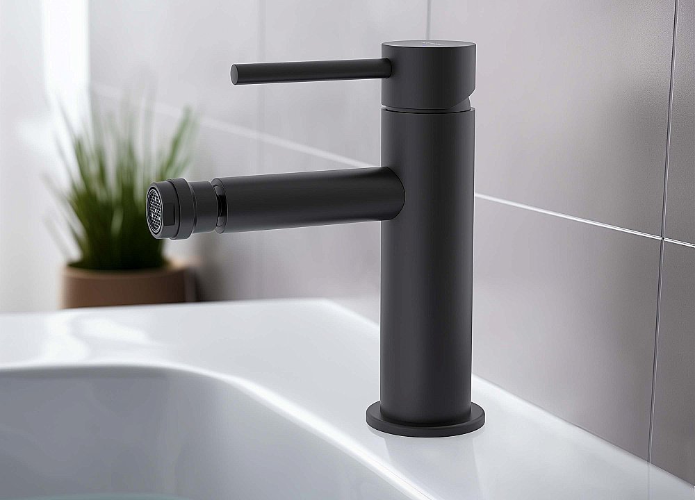 Смеситель для биде Aquatek Европа AQ1318MB черный матовый купить в интернет-магазине сантехники Sanbest