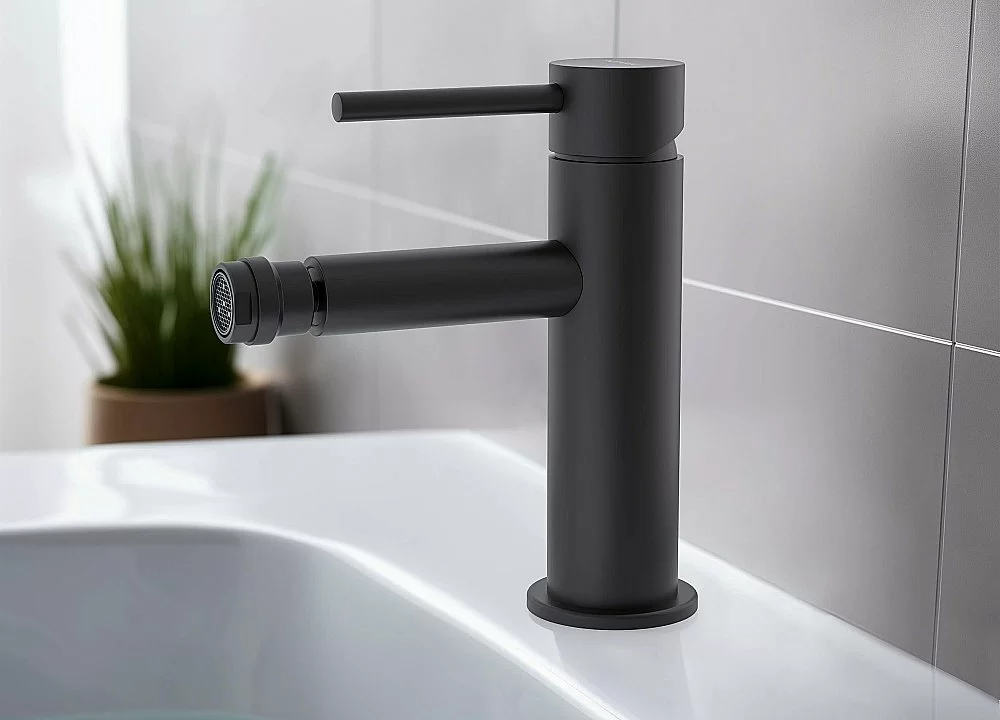 Смеситель для биде Aquatek Европа AQ1318MB черный матовый купить в интернет-магазине сантехники Sanbest