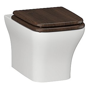 Унитаз подвесной Опадирис Кантара OS74712A белый, безободковый, с крышкой микролифт купить в интернет-магазине Sanbest