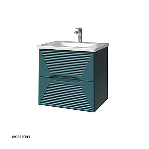 Тумба с раковиной Caprigo Modo-Terza 60 с интегрированной ручкой, цвет на выбор для ванной в интернет-магазине Sanbest