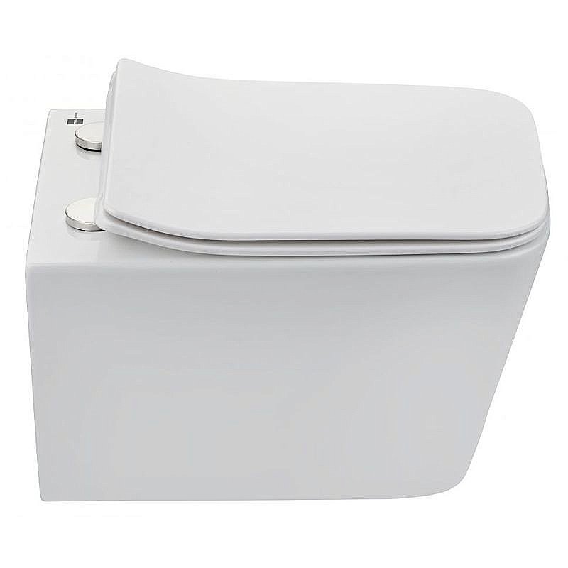 Унитаз подвесной TEKA Formentera 117320000 безободковый, с крышкой микролифт купить в интернет-магазине Sanbest