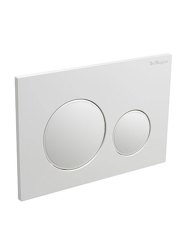 Кнопка для инсталляции BelBagno BB-17C-BL белая купить в интернет-магазине сантехники Sanbest