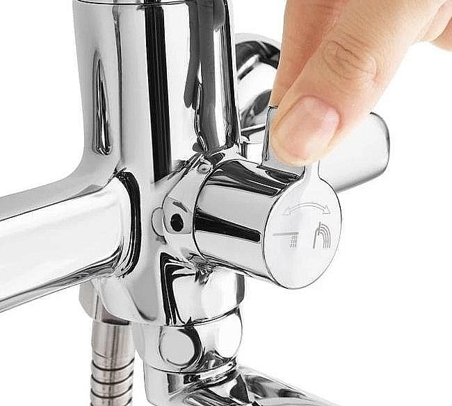 Смеситель для ванны Milardo Nelson NELSBLCM10 хром купить в интернет-магазине сантехники Sanbest