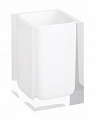 Стакан для зубных щеток Bemeta Vista 120111026-104 белый купить в интернет-магазине сантехники Sanbest